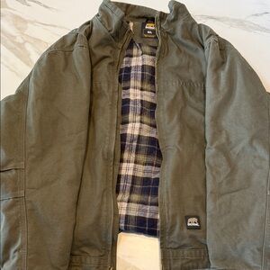 Rugged Olive Green Field Jacket